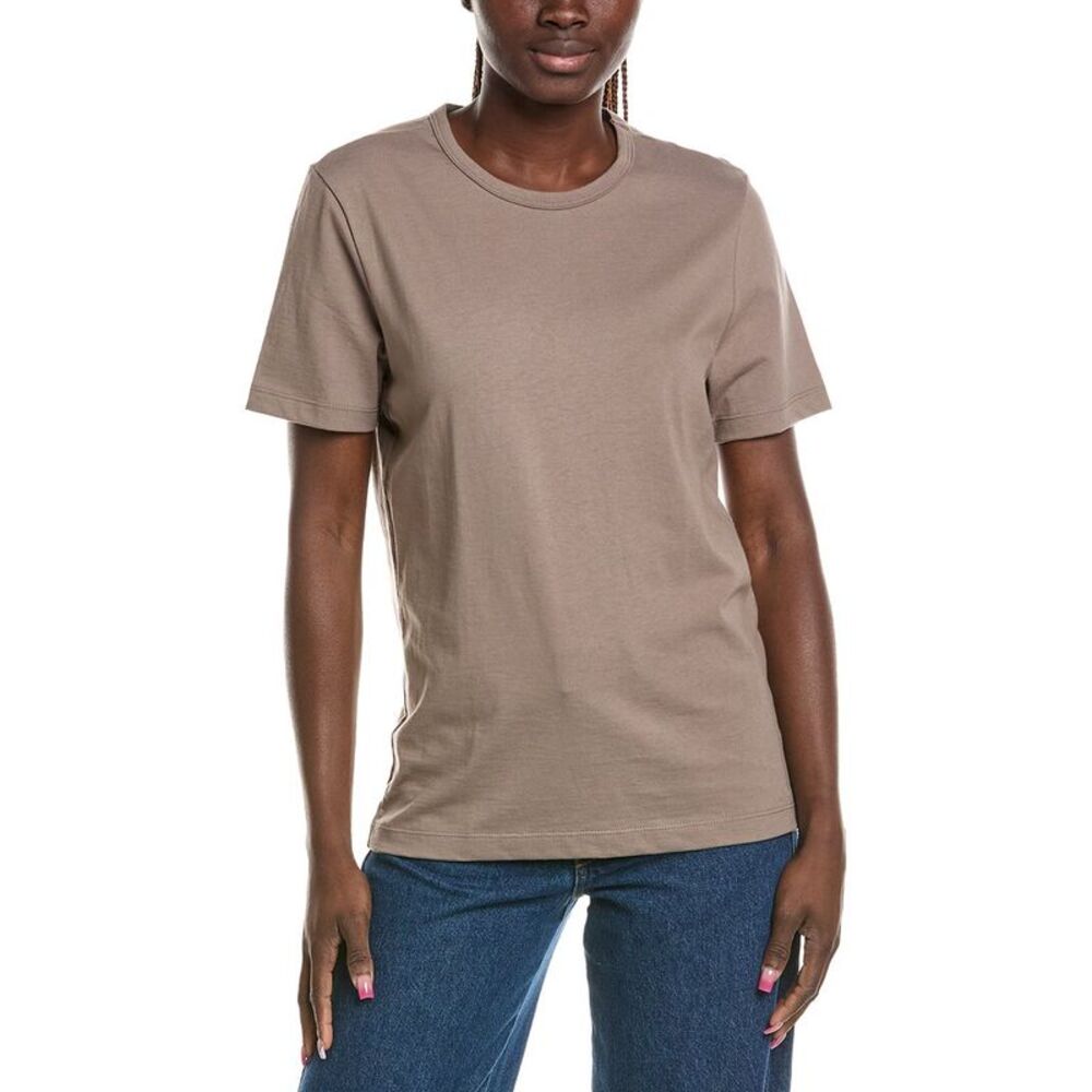 Michael Stars Womens  Hudson Crewneck T-Shirt, Brown